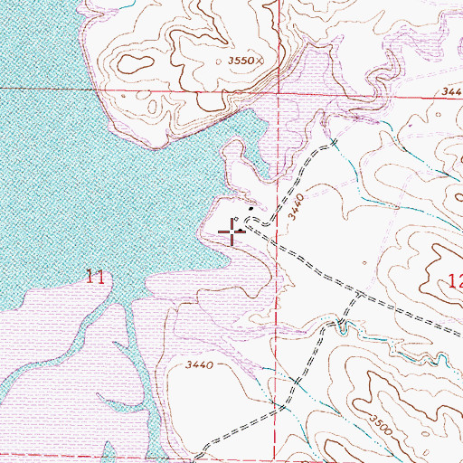 Topographic Map of 09S40E11ADAC02 Well, MT