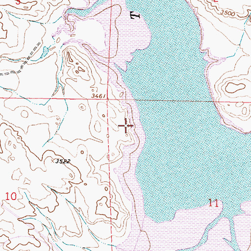 Topographic Map of 09S40E11BBBD01 Spring, MT