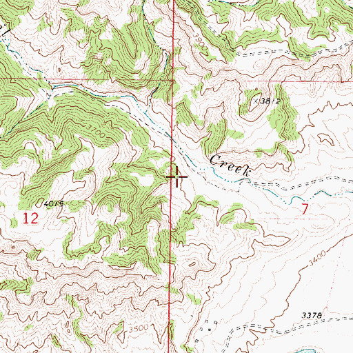 Topographic Map of 04N47E28CCDB01 Well, MT