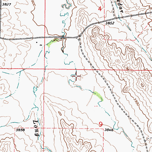 Topographic Map of 09S43E11ACBB01 Well, MT