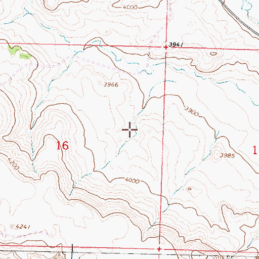 Topographic Map of 08S39E16ADCA01 Spring, MT
