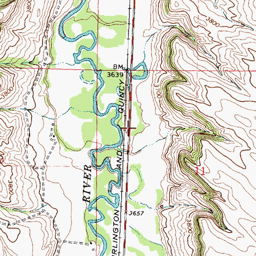 Topographic Map of 08S35E11BCAC01 Well, MT
