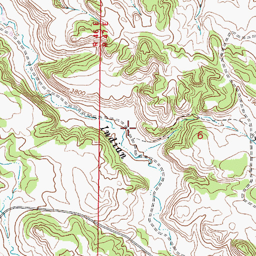 Topographic Map of 08S47E06BCAB01 Well, MT