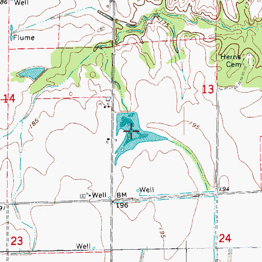 Topographic Map of Alter Lake, AR