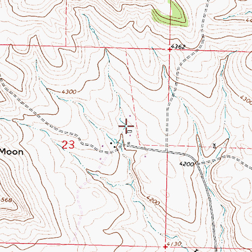 Topographic Map of 07S39E23ACD_05 Well, MT