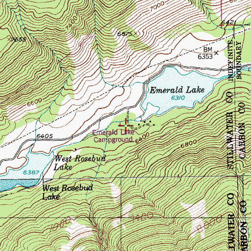 Topographic Map of 07S16E01ACCC01 Well, MT