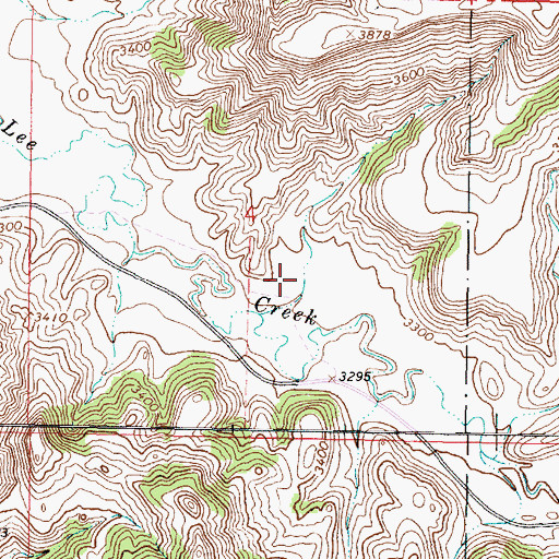 Topographic Map of 07S43E04DBCA01 Well, MT