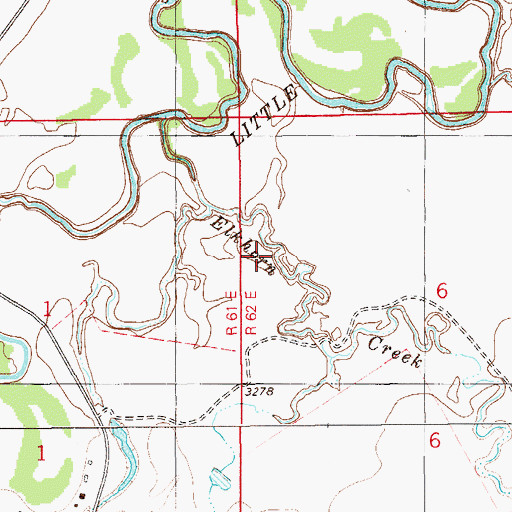 Topographic Map of 07S62E06BCBD01 Well, MT