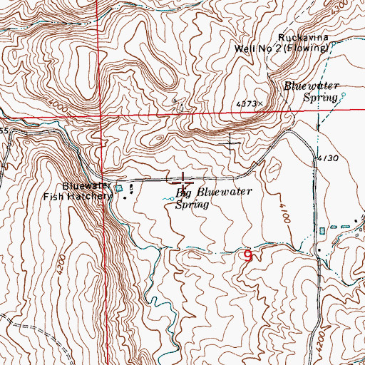 Topographic Map of 06S24E09BD__02 Spring, MT
