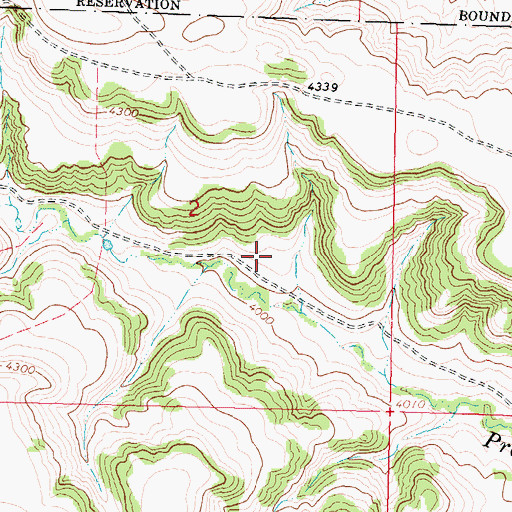 Topographic Map of 06S40E02DBDA01 Well, MT
