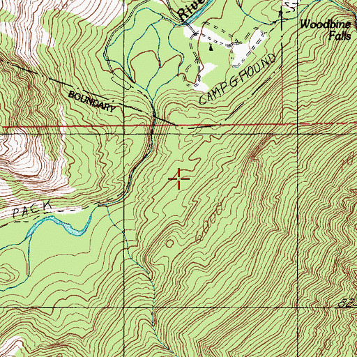 Topographic Map of 05S15E32DBDD01 Well, MT