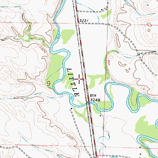 Topographic Map of 05S35E09AD__01 Well, MT