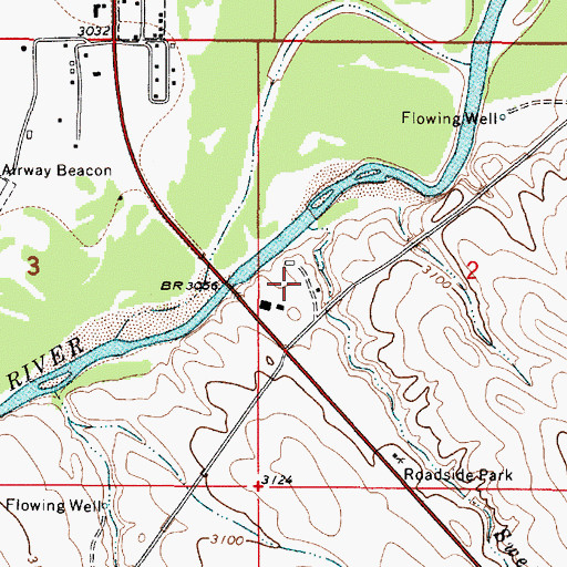 Topographic Map of 05S51E03ADC_01 Well, MT