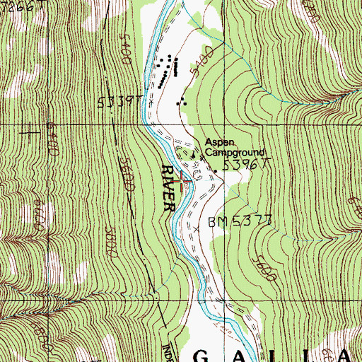 Topographic Map of 04S12E25CBBD02 Well, MT
