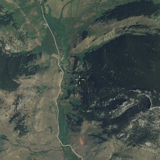 Aerial/Satellite Image of 04S15E20ABCD01 Spring, MT