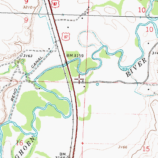 Topographic Map of 04S35E09DDD_01 Well, MT
