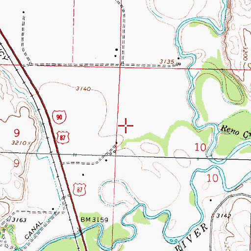 Topographic Map of 04S35E10BB__01 Well, MT