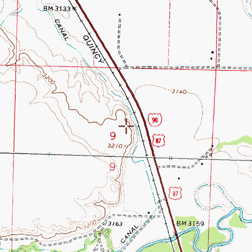 Topographic Map of 04S35E09AB__01 Well, MT