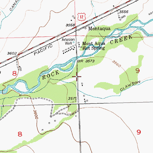 Topographic Map of 04S23E09BCBC01 Well, MT