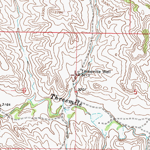 Topographic Map of 04S46E05BCBC01 Well, MT