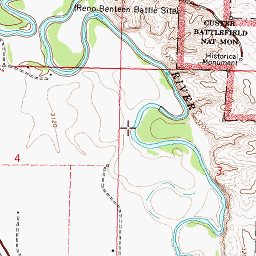 Topographic Map of 04S35E03BB__01 Well, MT