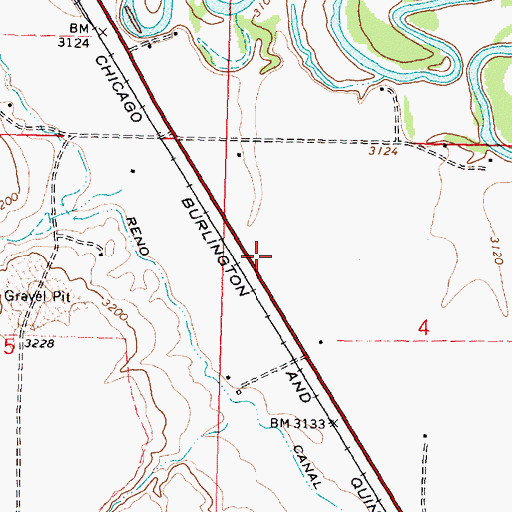 Topographic Map of 04S35E04BB__02 Well, MT