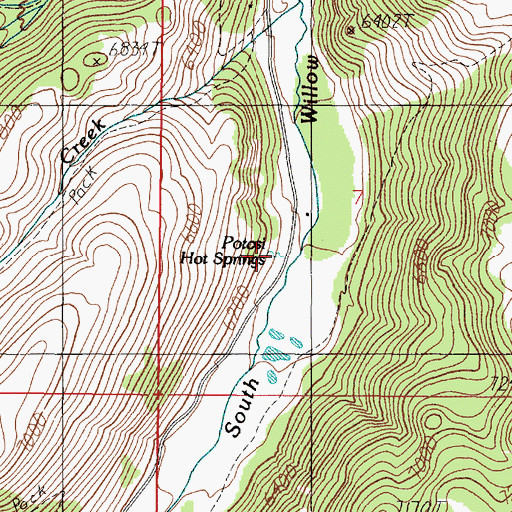 Topographic Map of 02S02W07CAB_08 Spring, MT