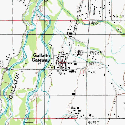 Topographic Map of 03S04E11BDC_01 Well, MT