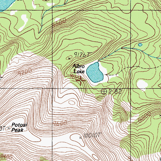 Topographic Map of 10N03W27CADB01 Well, MT