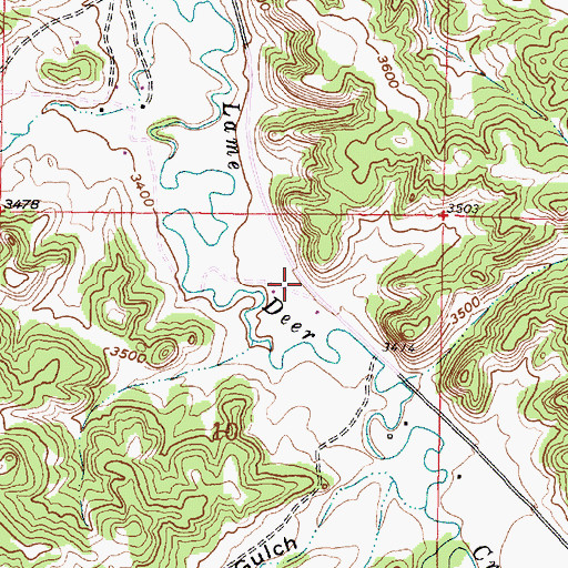 Topographic Map of 03S41E10ABD_01 Well, MT