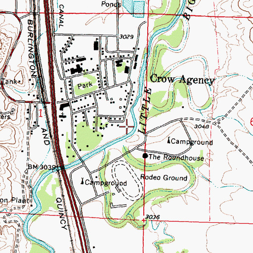 Topographic Map of 03S34E01AD__01 Well, MT