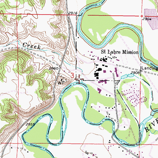 Topographic Map of 03S44E03DBB_01 Well, MT