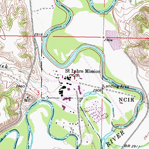 Topographic Map of 03S44E03A___01 Well, MT