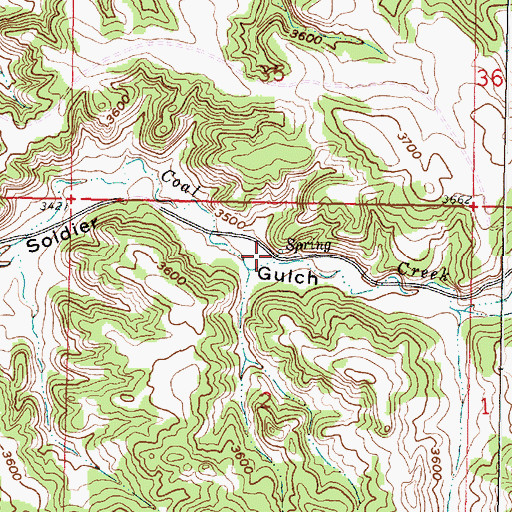 Topographic Map of 03S41E02BAD_01 Well, MT