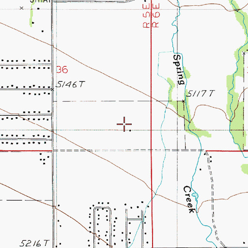 Topographic Map of 02S05E36DD__01 Well, MT