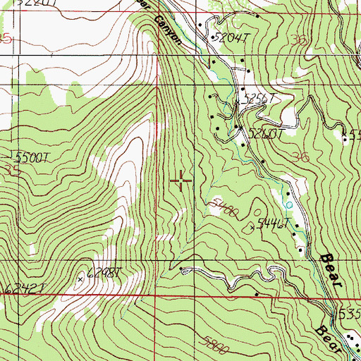 Topographic Map of 02S06E36CB__01 Well, MT