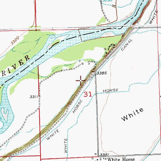 Topographic Map of 02S24E31BDCA01 Well, MT