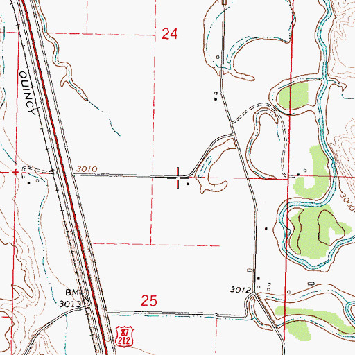 Topographic Map of 02S34E24DC__01 Well, MT