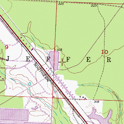 Topographic Map of SW Arkansas W D Holding Basin Dam, AR