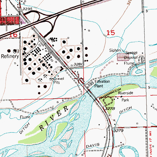 Topographic Map of 02S24E16DDAD01 Well, MT