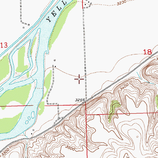 Topographic Map of 02S24E13DDAA01 Well, MT