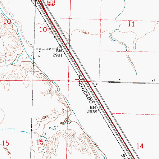 Topographic Map of 02S34E11CC__02 Well, MT