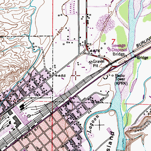 Topographic Map of 02S10E07C___01 Well, MT
