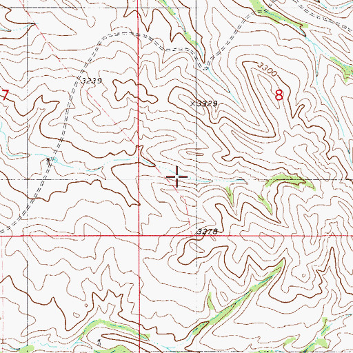 Topographic Map of 02S55E12C___01 Well, MT