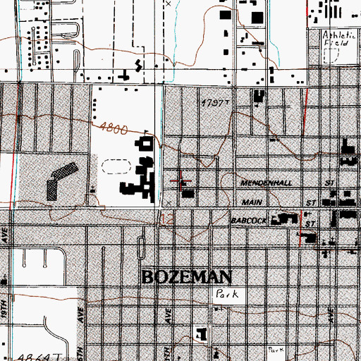 Topographic Map of 02S05E12AC__01 Well, MT