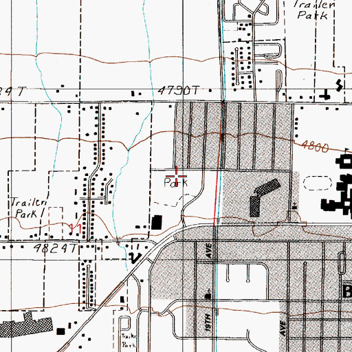 Topographic Map of 02S05E11ADAB01 Well, MT