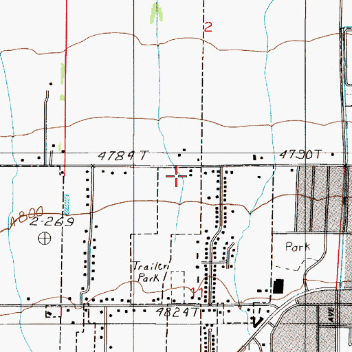 Topographic Map of 02S05E11BAA_01 Well, MT