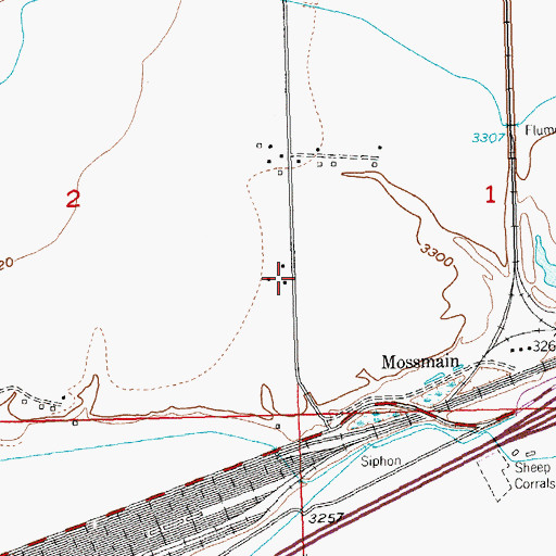 Topographic Map of 02S24E02DADD01 Well, MT