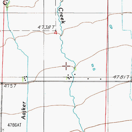 Topographic Map of 02S05E04DC__01 Well, MT