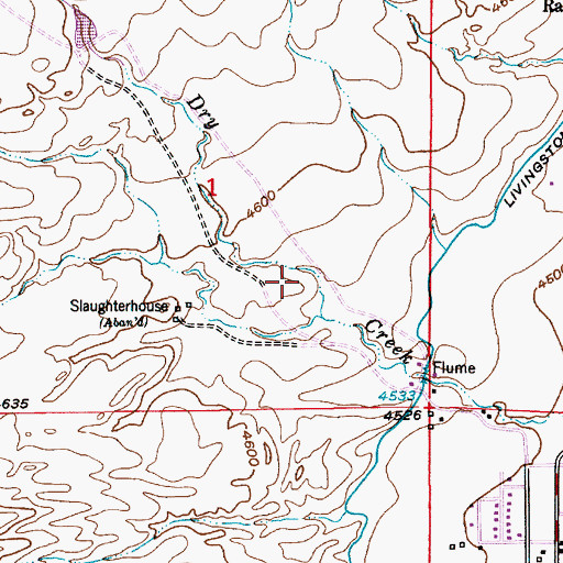 Topographic Map of 02S09E01D___01 Well, MT